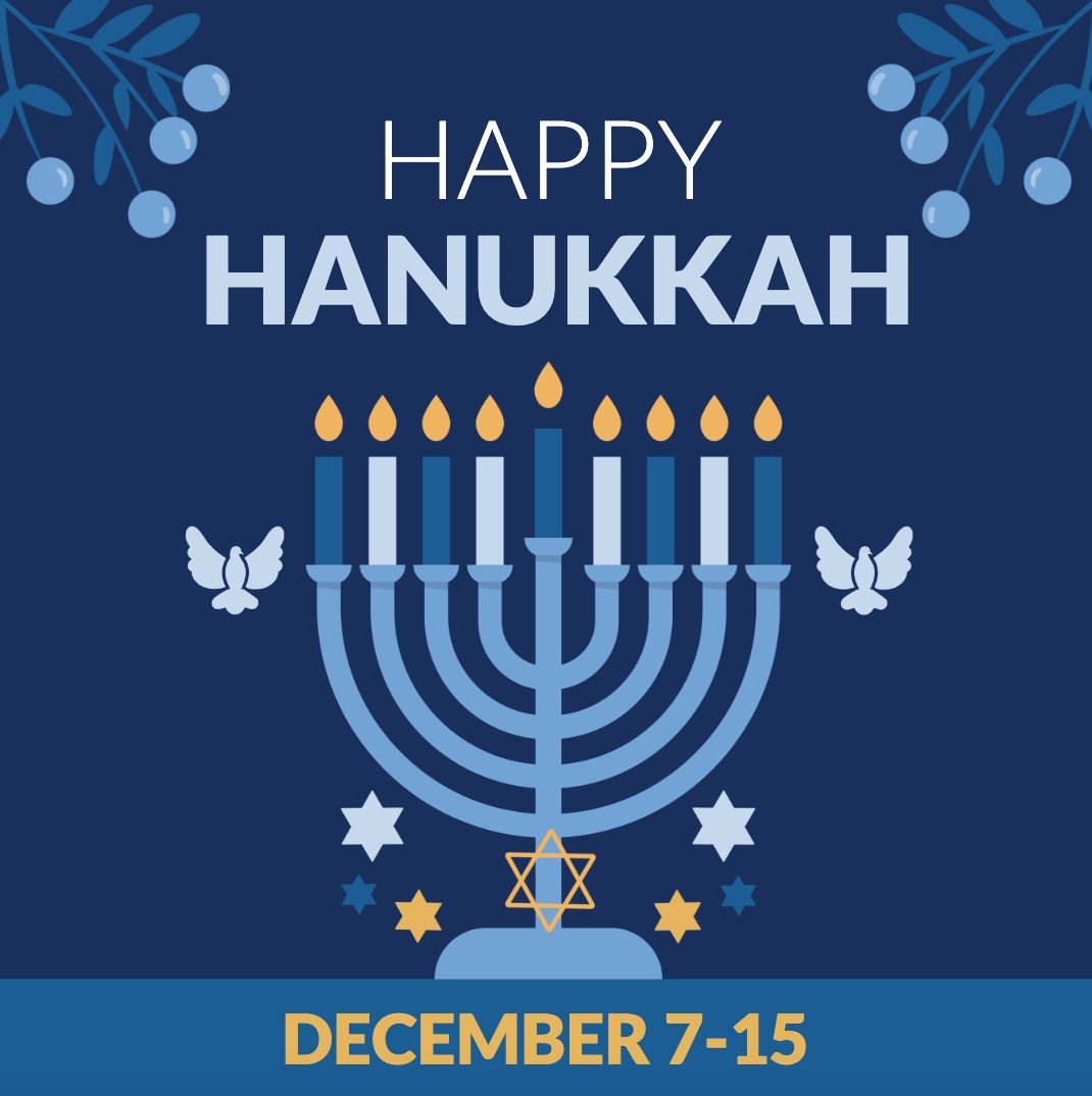 Happy Hanukkah to all our friends who celebrate! #BHPL