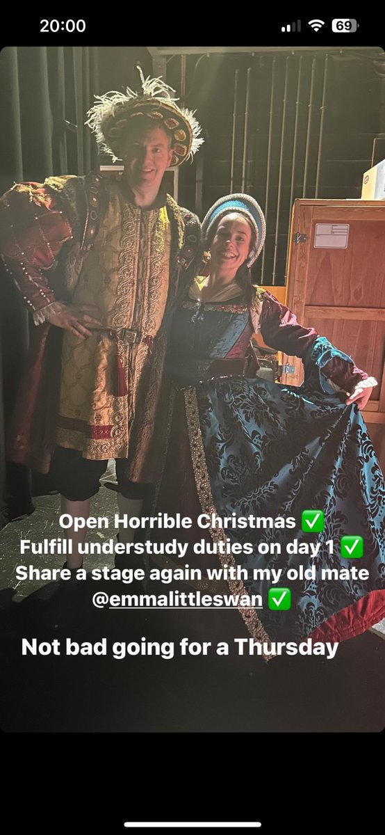 Only @DarrenDLatham would be called on as understudy for day one of his tour! Wish I could have seen those dance moves!