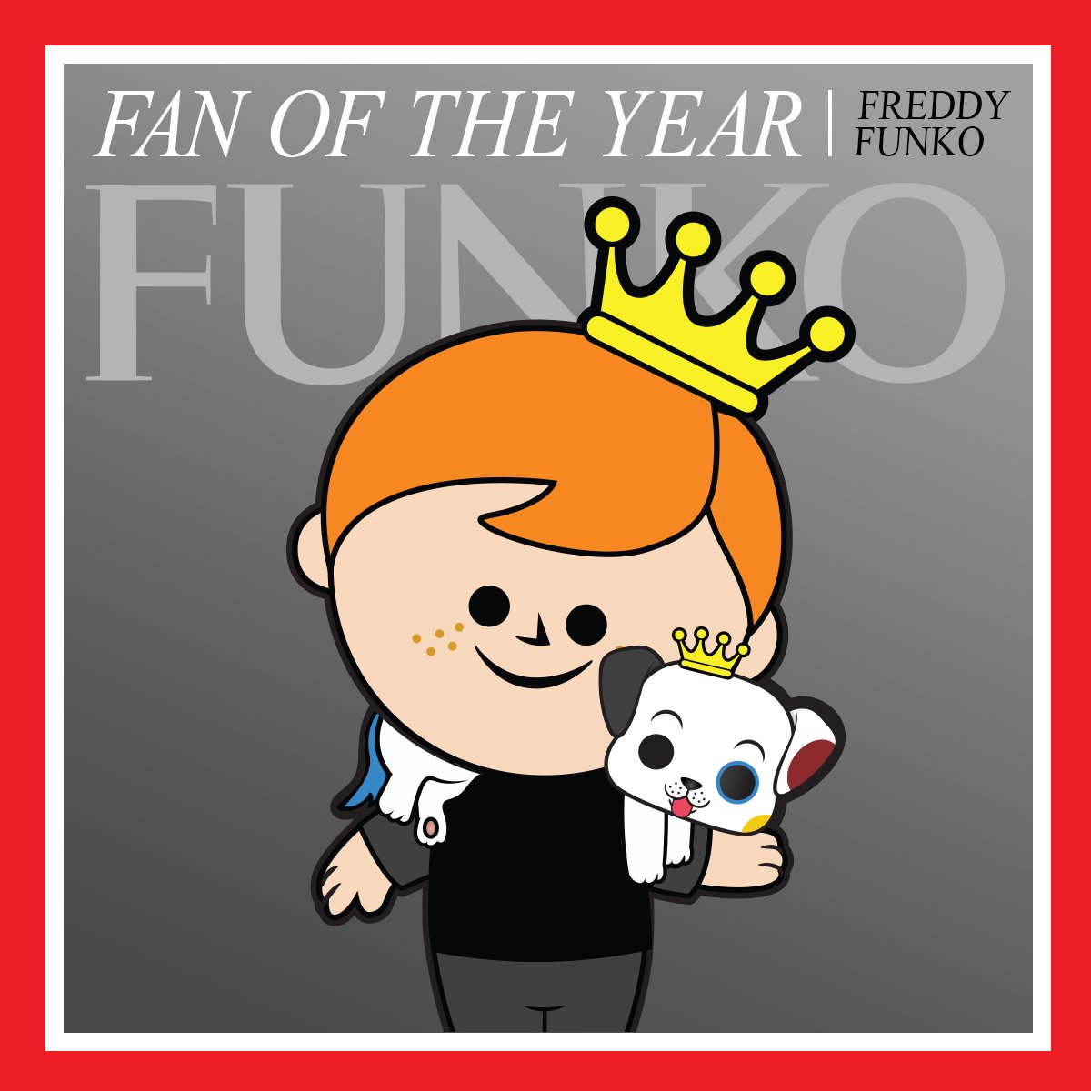 Person of the Year, Freddy's Version. The king of our hearts (featuring Proto, the dog). #Funko #FunkoPOP