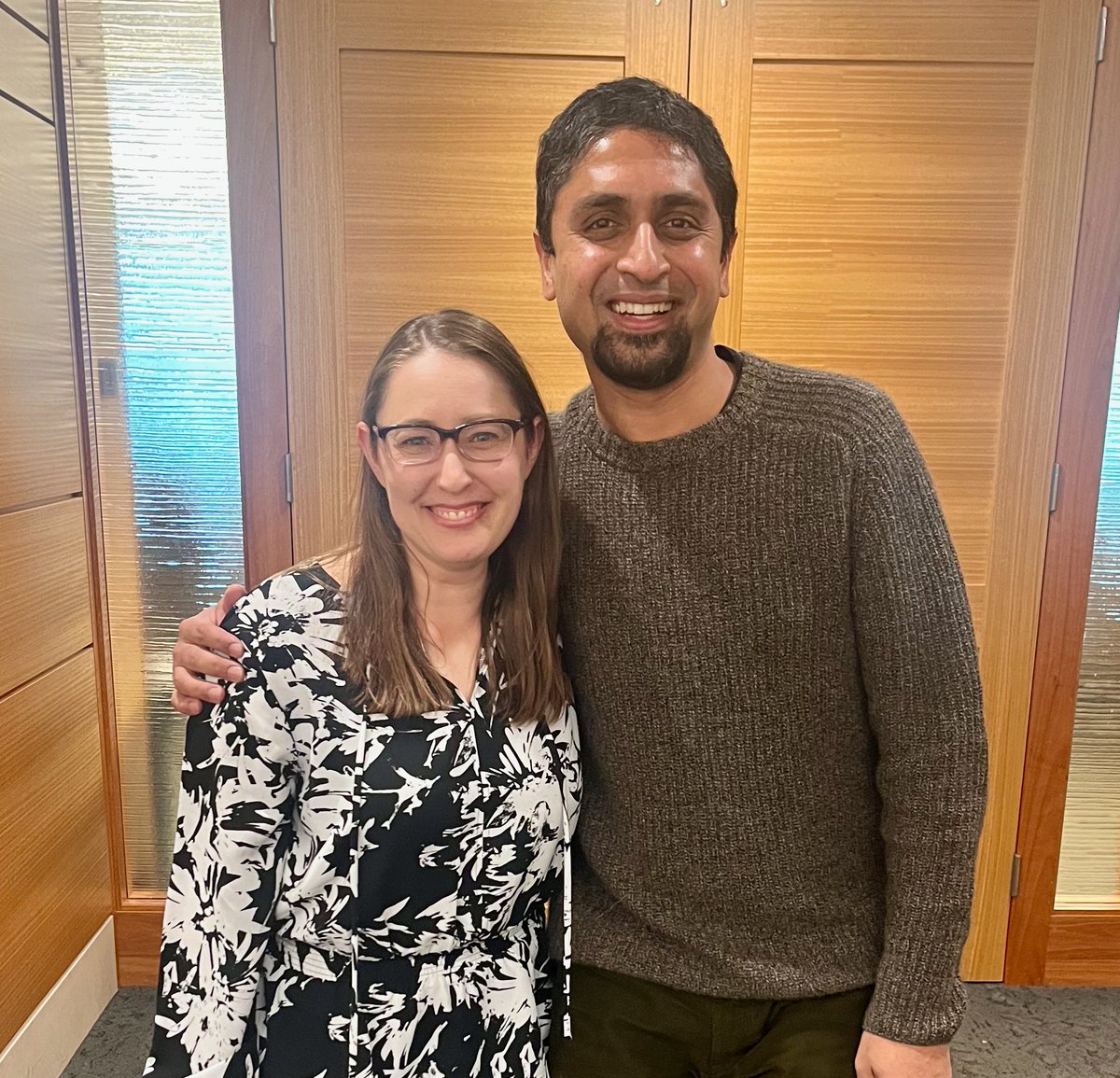 Yesterday was a special day as I returned to @DanaFarber to give a talk on our work at @Reboot_Rx. It was great to reconnect with past colleagues and wonderful to see Pradeep Mangalath at the place where our journey building Reboot Rx began. #cancer #research #nonprofit
