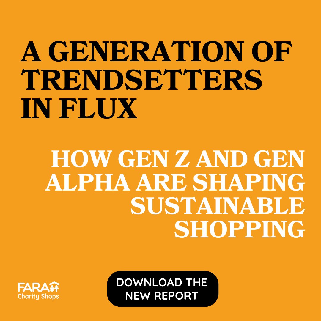 GenZ and GenAlpha are torn between #fastfashion indulgence and eco-conscious concerns, but #CharityRetail can offer them a version of consumerism more closely aligned to their values. Find out how in our new report, 'The Devil is in the Retail' faracharity.org/news/new-fara-…