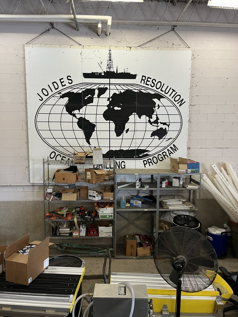 cejasper's tweet photo. A little photo dump from my visit to XRF scan IODP #exp395 cores at the iconic @JRSO_IODP TAMU Core Repository. It holds the stories and mysteries of the earth and oceans over millions of years. *Literally* priceless @NSF https://t.co/SSS97y3zxt