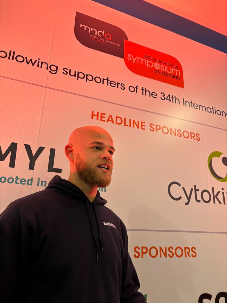 drbenpchall's tweet image. Privileged to have been given the opportunity to share my research at the #alsmndsymp in Basel. Proud to represent @EndMND as well!