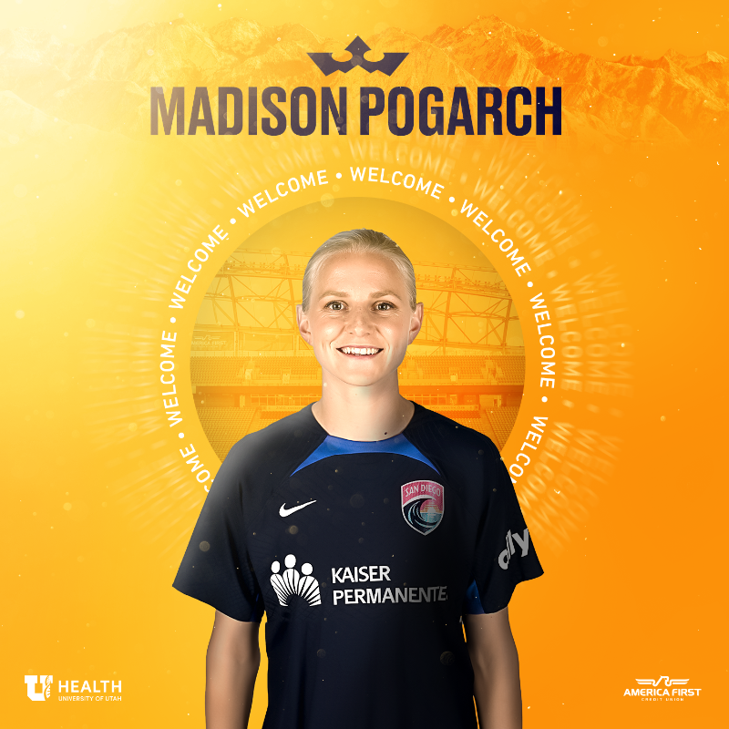 UtahRoyalsFC's tweet photo. The mountains called. @maddiepogarch answered.

Welcome to the 801!
