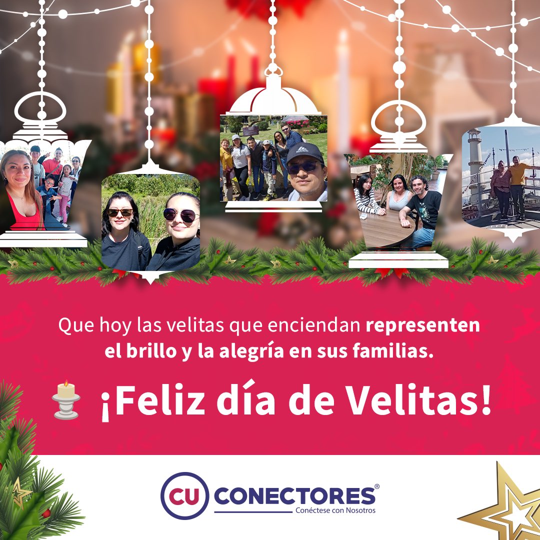 CUConectores's tweet photo. 🕯️En el #DíadeVelitas, celebramos la luz y el espíritu navideño. 🎄

💙Nos enorgullece ser parte de esta festividad aportando a una iluminación segura en nuestras ciudades. 
Que esta noche especial esté llena de alegría, paz y amor. ¡Feliz Día de Velitas para todos! https://t.co/tLJ6zSEYTn