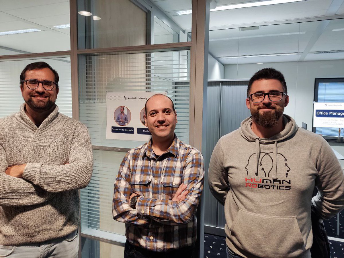 Andrés Úbeda (@a_ubeda_cast) on Twitter photo Very happy to visit our good friend Enrique Hortal at @maasuniversity. Lots of projects to share and common research to come (with <a href="/VicenteMorell/">Vicente Morell</a>) #ai #affectivecomputing #collaboration Very happy to visit our good friend Enrique Hortal at @maasuniversity. Lots of projects to share and common research to come (with <a href="/VicenteMorell/">Vicente Morell</a>) #ai #affectivecomputing #collaboration