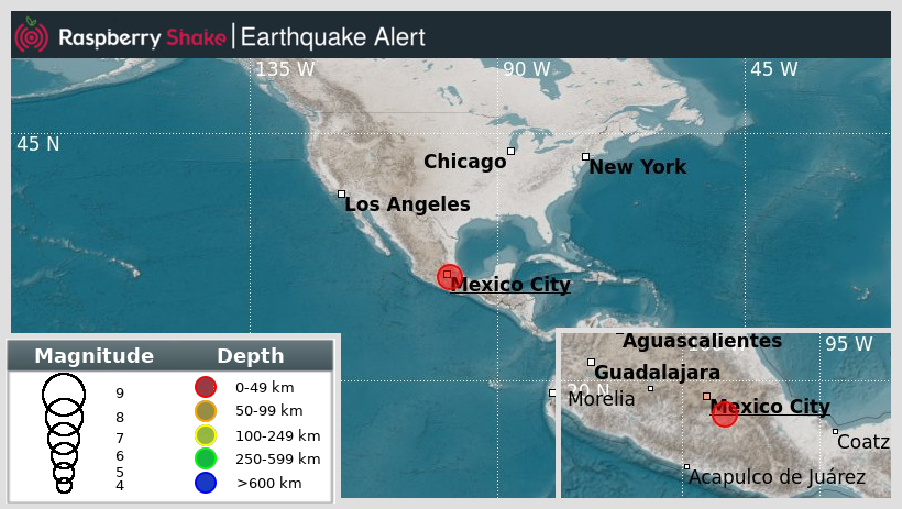 raspishakEQ's tweet photo. Preliminary M5.7 #Earthquake
ID: #rs2023ybqulw
14km/9miles from #IzúcarDeMatamoros, in #CentralMexico
2023-12-07 20:03 UTC
@raspishake network
Join the largest #CitizenScience #seismograph community ➡ https://t.co/Y5O0dgJqJF
EVENT ➡ https://t.co/IbFINM16uj https://t.co/U5kg9NdRxA