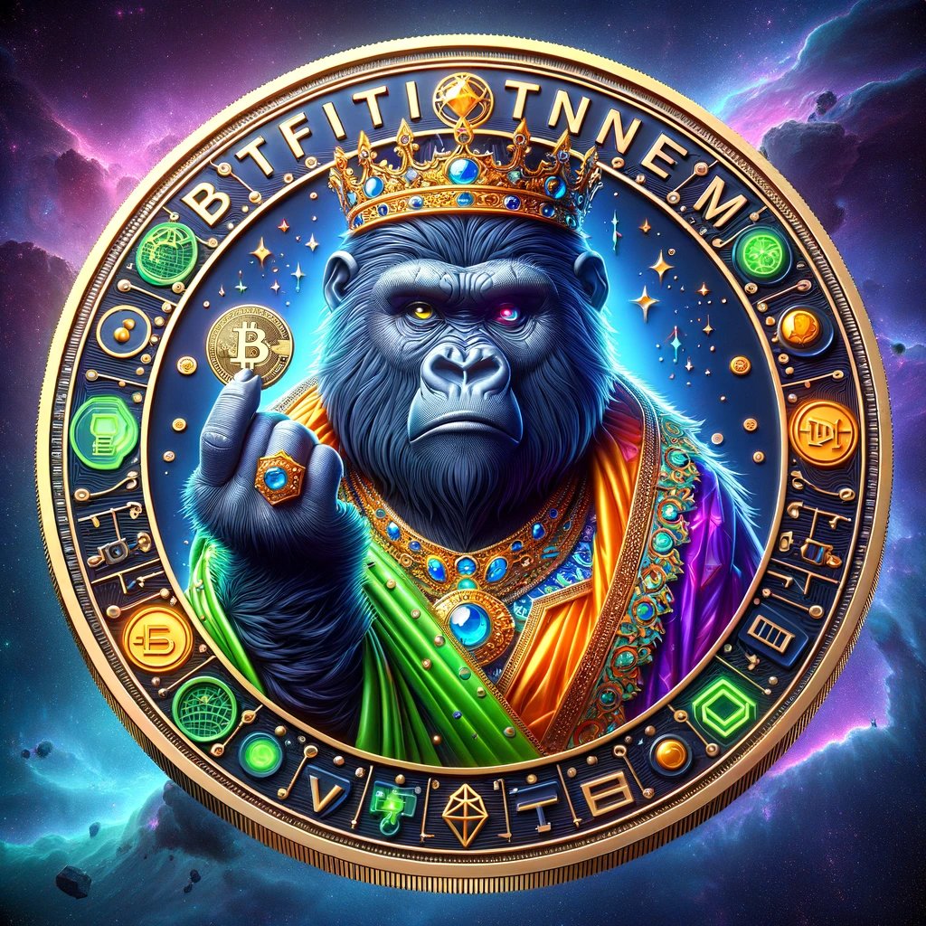 👑 Behold the Cyborg-Eyed King Ape 🤖🎨
Dropping soon? 🔮 
RT for a surprise 🌌 
This collection is turning out to be epic! 🔥🦍 #BitfinityApeAscension