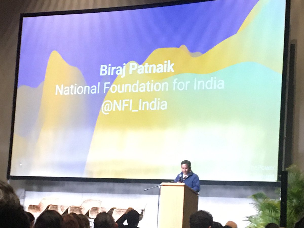 Biraj Patnaik <a href="/NFI_India/">National Foundation for India</a> speaking at #ShiftThePower conference

Whilst we work on transforming aid system, let’s keep eye on bigger picture

What aid gives with 1 hand, trade takes away 100 fold 

#decolonization