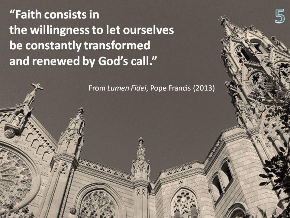 LectioMotherwe1's tweet image. #faith is.. willingly allowing ourselves to be &quot;transformed and renewed by God&apos;s call&quot;
(#LumenFidei, #PopeFrancis 2013)