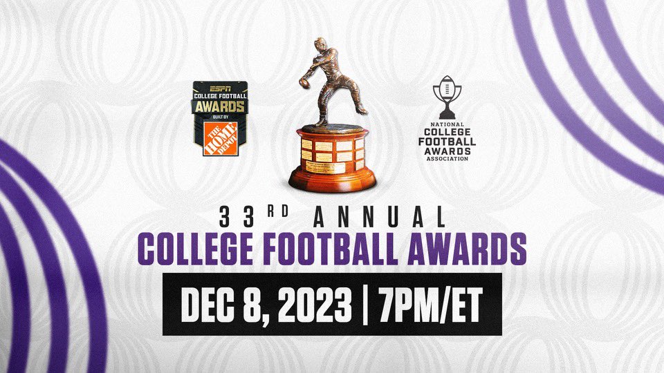 It’s. Almost. Time. Find out the 2023 Davey O’Brien Award winner live Friday night on @espn.