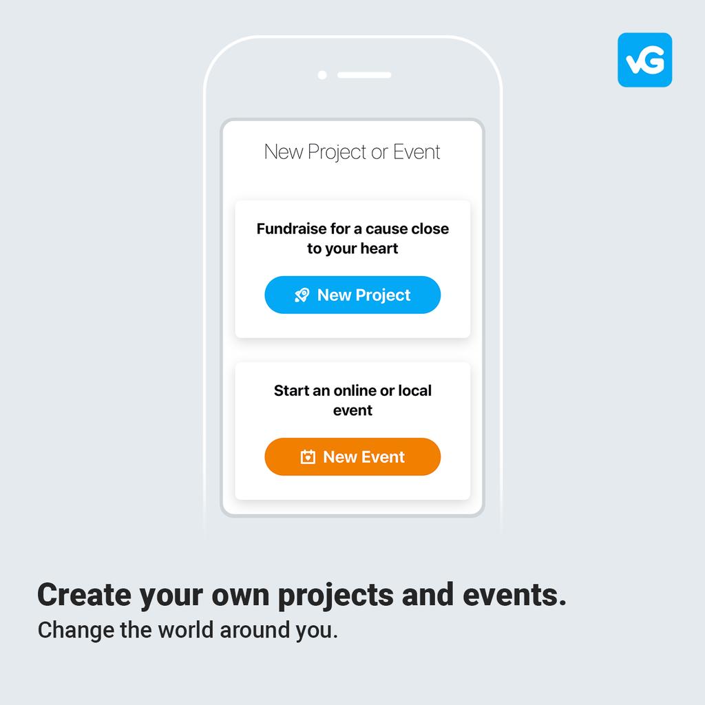 With #viaGood, you're just a few clicks away from changing the world around you. 

👉🏼 Create your own fundraising project to #support your favorite NGO.

👉🏼 Create your own online or local #event. 

Go ahead! See you in the viaGood app 🙌🏻🙂