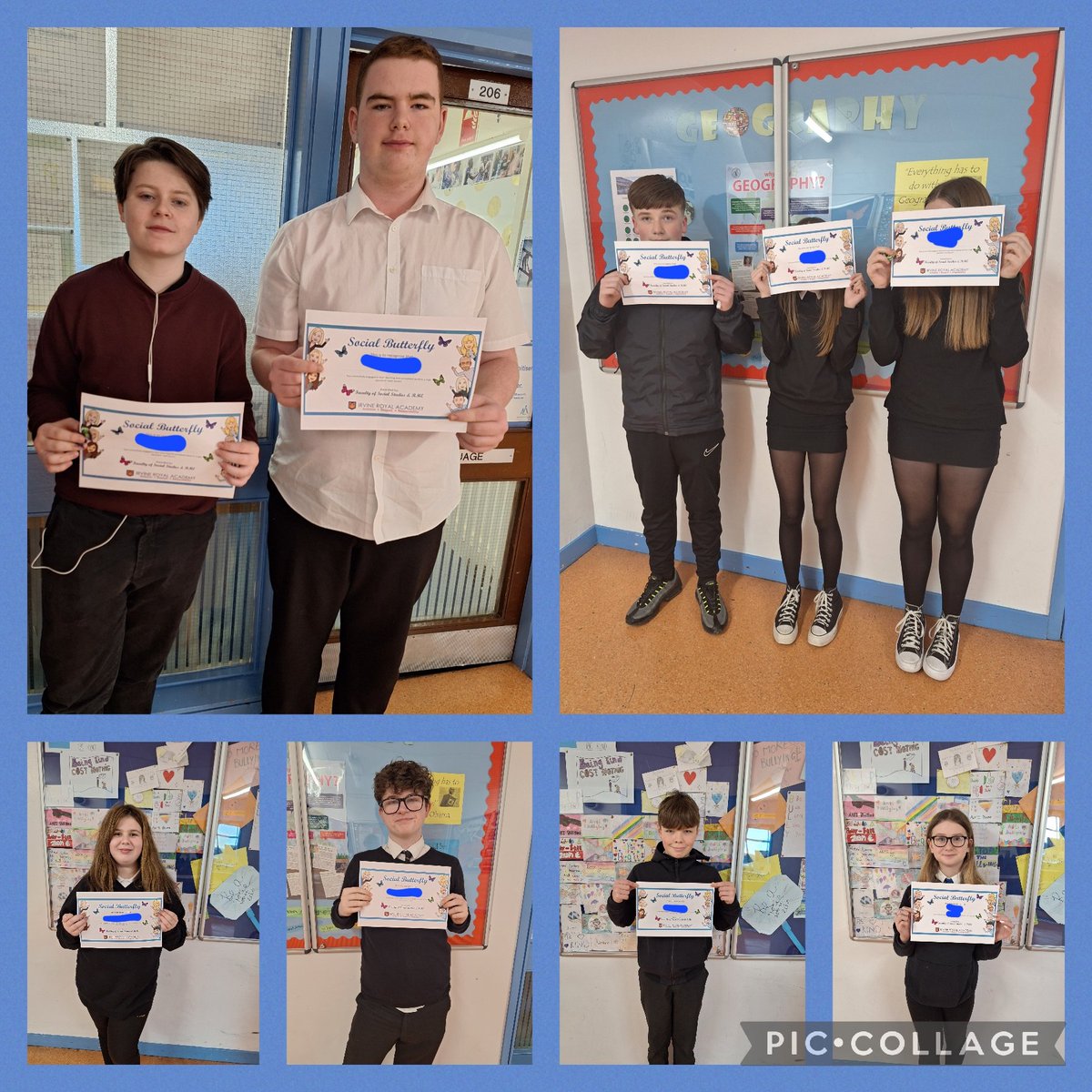 Our November Social Butterflies.
Well done everyone 👏 🦋🦋🦋, outstanding work from everyone <a href="/IrvineRoyalAcad/">Irvine Royal Academy</a> #believeinbetter #ambition