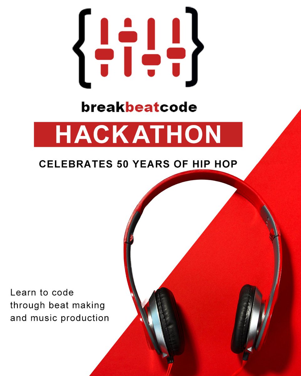 Learn to create music with code at the virtual breakbeatcode hackathon on December 16th, 2023 from 11:00AM-3:00PM ET. No prior coding knowledge or experience is required. Learn more and register at breakbeatco.de/join1216