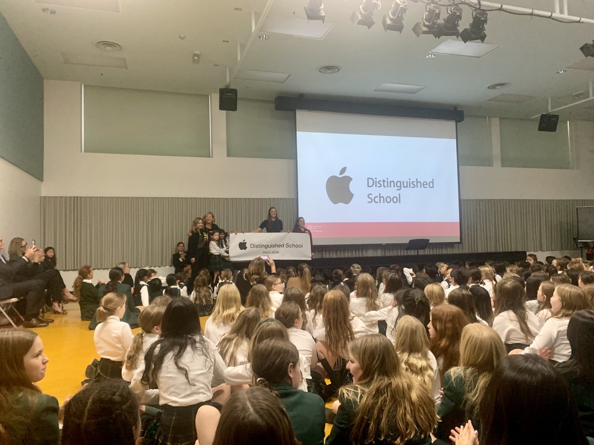 Yesterday, we announced our designation as an <a href="/AppleEDU/">Apple Education</a> Distinguished School with a celebratory Assembly in the Junior School! 

Read the full story at branksome.on.ca/news-story?pk=….

<a href="/msemilymaclean/">Emily MacLean (she/her)</a>
#AppleDistinguishedSchools