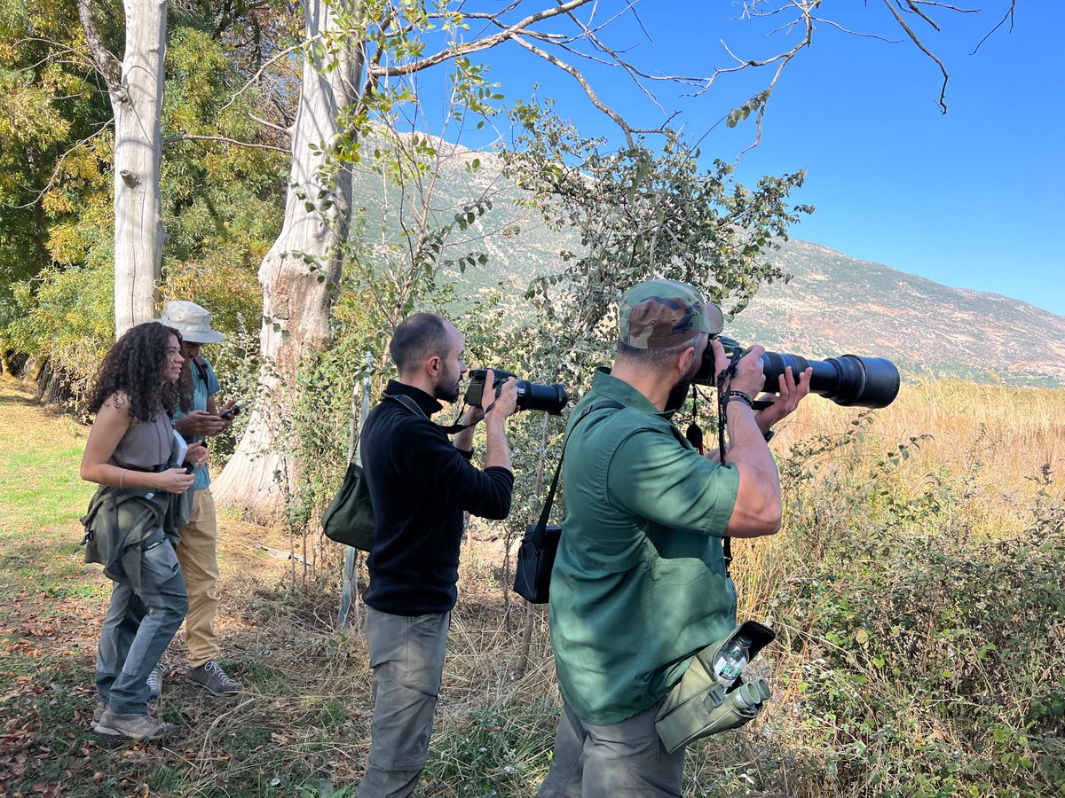 BirdLebanese's tweet photo. As part of the USAID-funded Agriculture and Rural Empowerment (ARE) Activity “Private Led Sector Tourism” intervention, Avian Expert and ABCL President, Mr. Fouad Itani is developing an in-depth training avian program within nature reserves and on the LMTA. https://t.co/SBZH1g6yfT