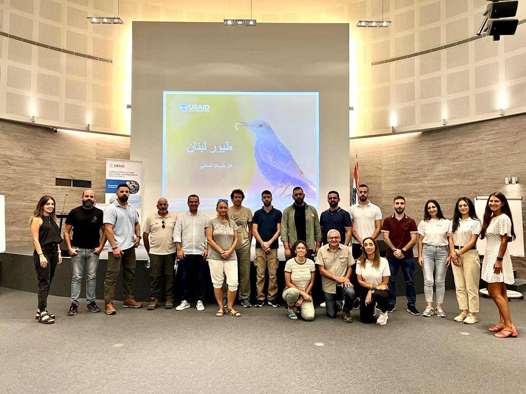 BirdLebanese's tweet photo. As part of the USAID-funded Agriculture and Rural Empowerment (ARE) Activity “Private Led Sector Tourism” intervention, Avian Expert and ABCL President, Mr. Fouad Itani is developing an in-depth training avian program within nature reserves and on the LMTA. https://t.co/SBZH1g6yfT