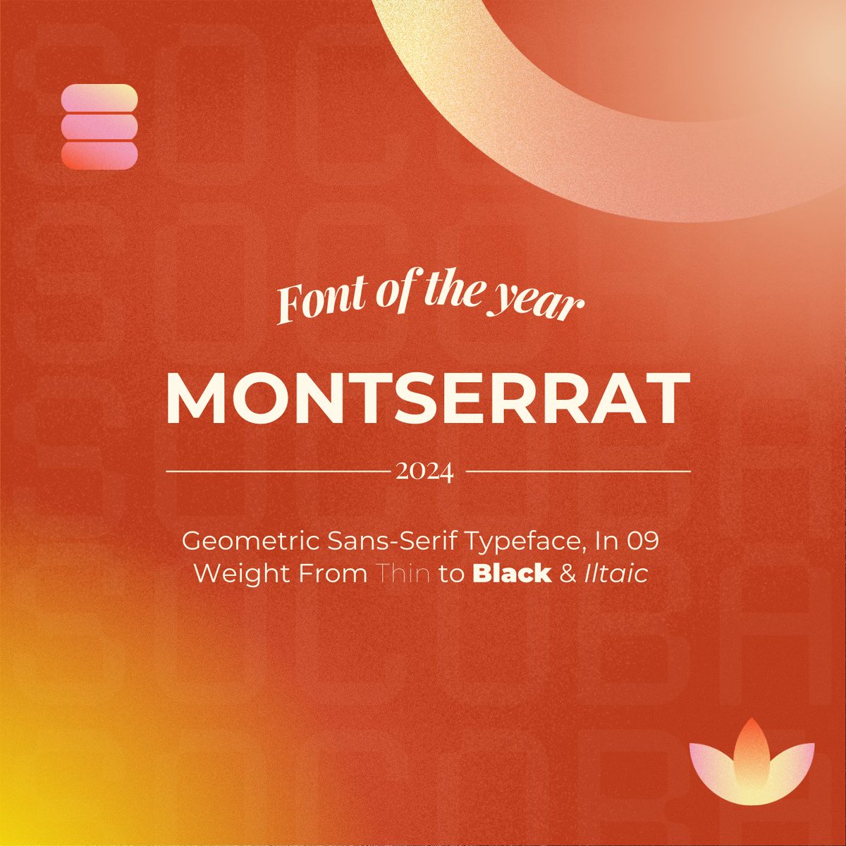 socoba_co's tweet photo. Meet Montserrat: @fiverr 's #FontoftheYear! 🌟 Inspired by #BuenosAires ' #Montserrat neighborhood, this modern, free-to-use font is a top pick for #logos and #design. Socoba Co. is excited to bring Montserrat's elegance to your #branding journey. Ready to craft your #logo ? https://t.co/yLbkQm73NF