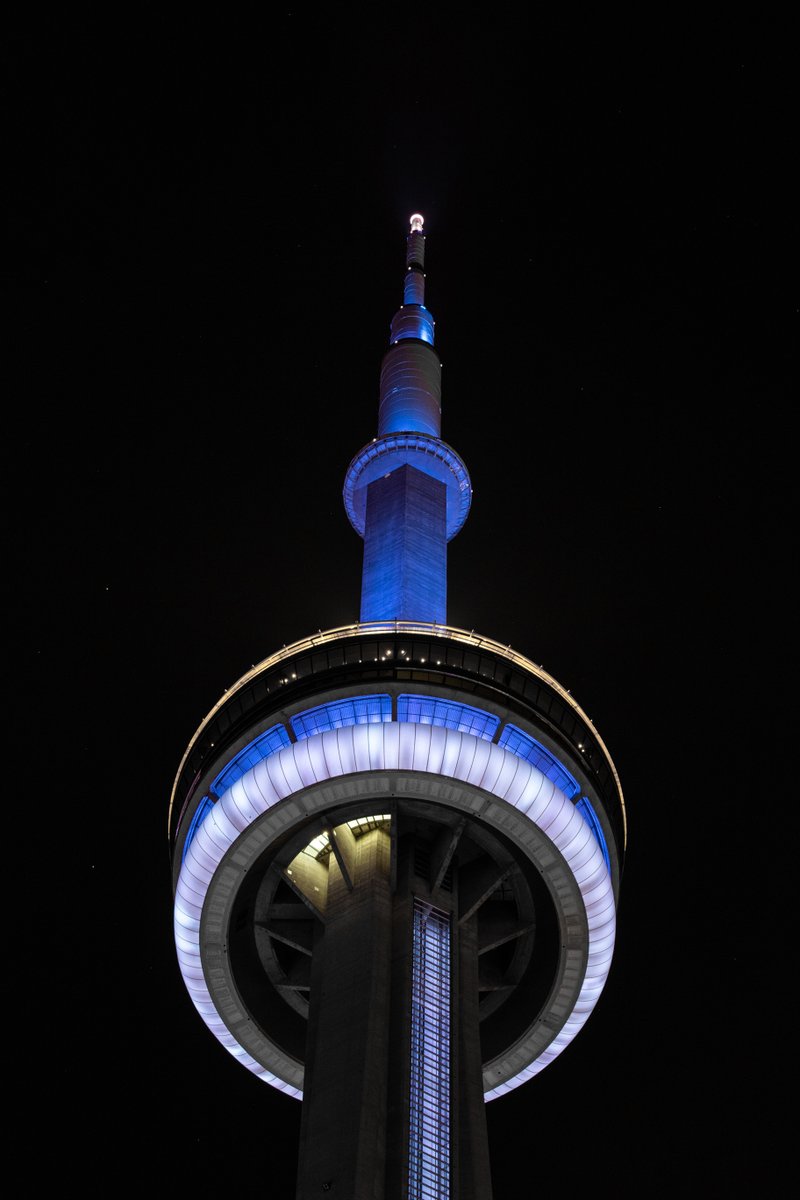 Tonight the #CNTower will be lit blue and white for Hanukkah

🕎 

Ce soir la #TourCN sera illuminée en bleu et blanc pour Hanoucca