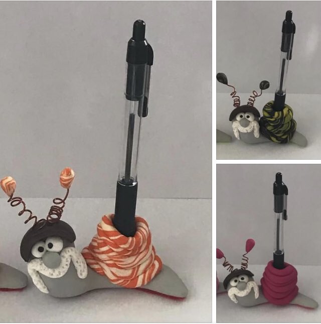 Last 3 remaining of my limited edition grandpa snail pen holders which make unique gift ideas for any occasions numonday.com/shop/mcdonald-… #ScottishCraftHour