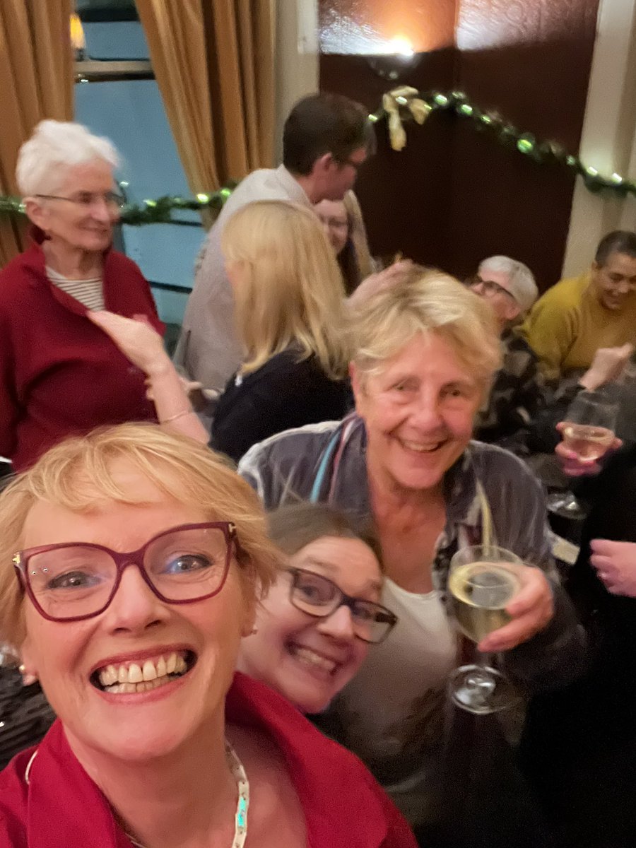 In such wonderful company at @SexMattersOrg Christmas bash. Much excitement following yesterday’s game-changing performance by @KemiBadenoch. Thanks Maya, Helen and all the team for inviting me to join you xx