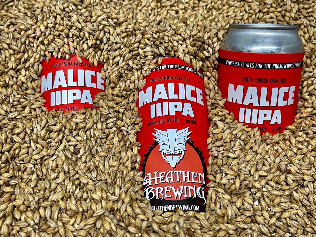 Malice IIIPA is BACK! Pick up a 4-pack at the Brewery &amp; Kitchen or at Feral Public House, today!!