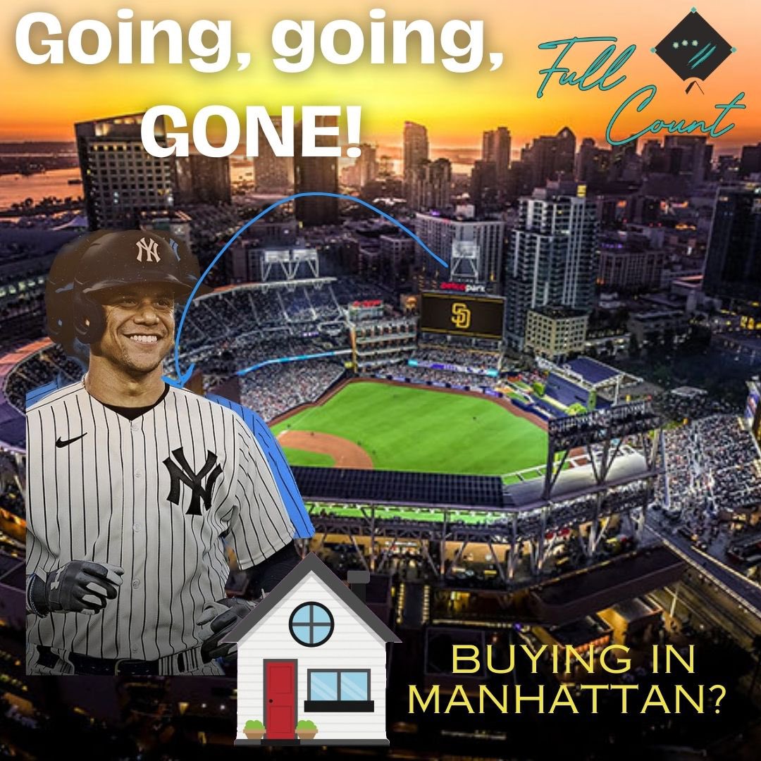 fullcountexcel's tweet image. It’s OFFICIAL! Juan Soto is a #Yankee! Andrew is ecstatic while Chris may be crying right now but it’s all good. Will the new Yankee buy in Manhattan? Great discussion for the pod 🎙️. Credit to #yesnetwork for #JuanSoto in Yankee gear. New York Yankees