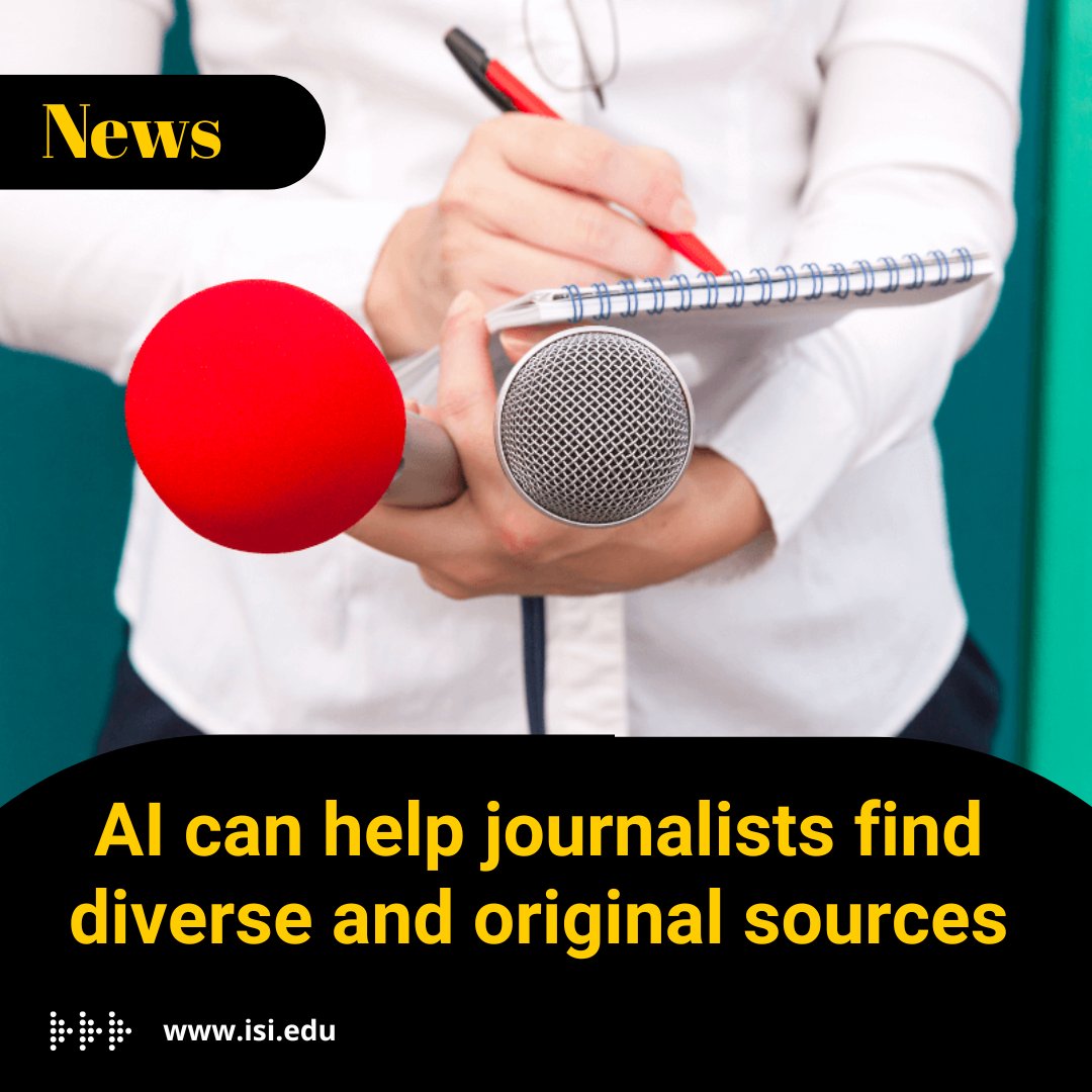 USC researchers, led by Ph.D. student Alexander Spangher, are developing an AI source-recommendation engine to assist journalists. The tool analyzes text, suggests relevant sources, and streamlines the sourcing process for reporters. Learn more here: bit.ly/3RxvApX