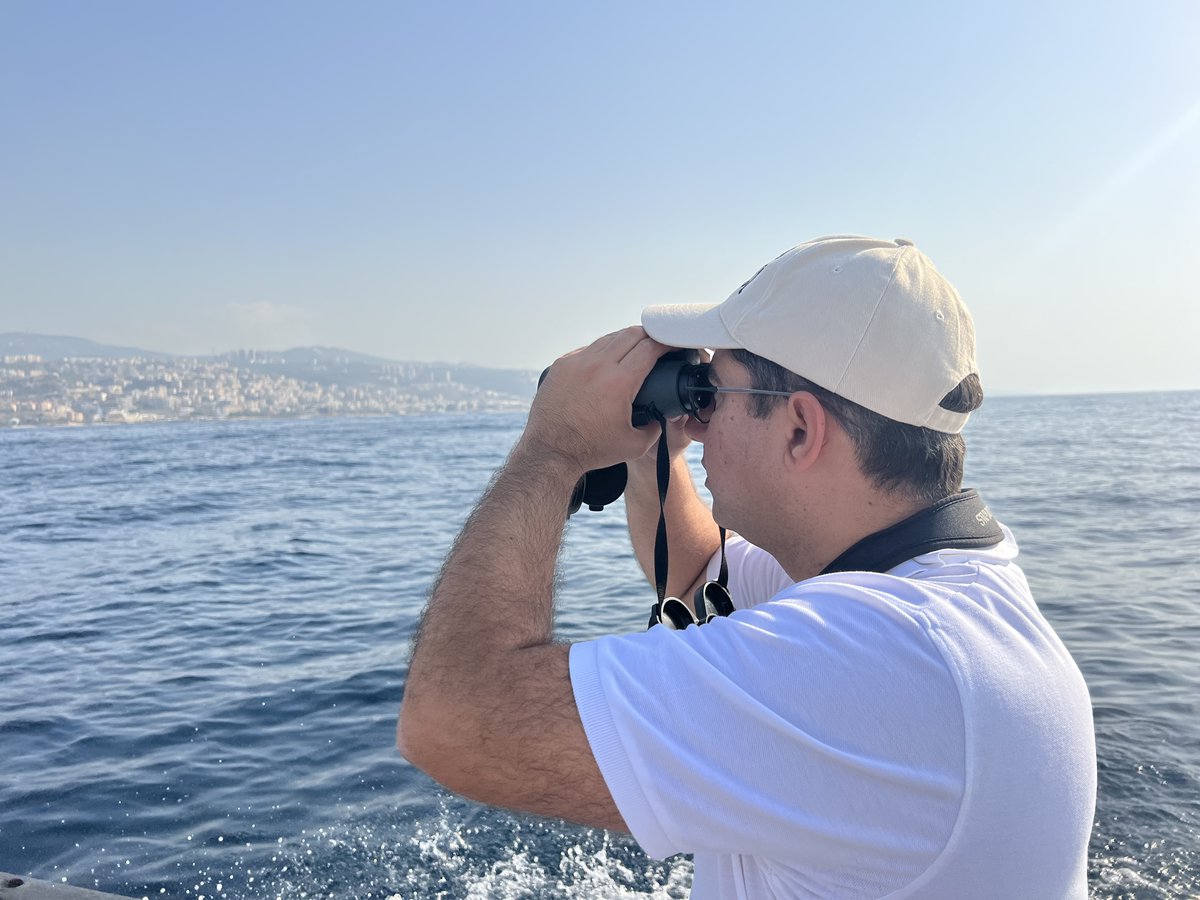 BirdLebanese's tweet photo. Braving the winter season, our team is out in the field and on the waves, gathering crucial data for our groundbreaking "National Assessment for Maritime and Coastal Bird Species of Lebanon."  We're grateful for the support from the @GreengrantsFund  in powering this initiative. https://t.co/J0RKKGWGv3
