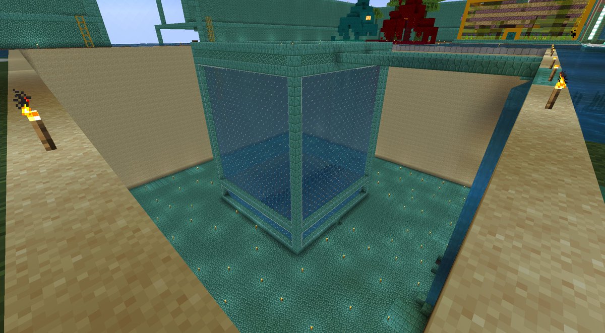 Kendrisite's tweet image. It didn't take long did it?! The farm is done!!! Now to meld it into the whole build and make it super SPECIAL!

Have a lovely and fantastic day!!!! Tonight I'll be on Icarus with our team &amp;lt;3

Tomorrow 9AM: FORTNITE! 

#Mineraft #build #minecraftbuilder