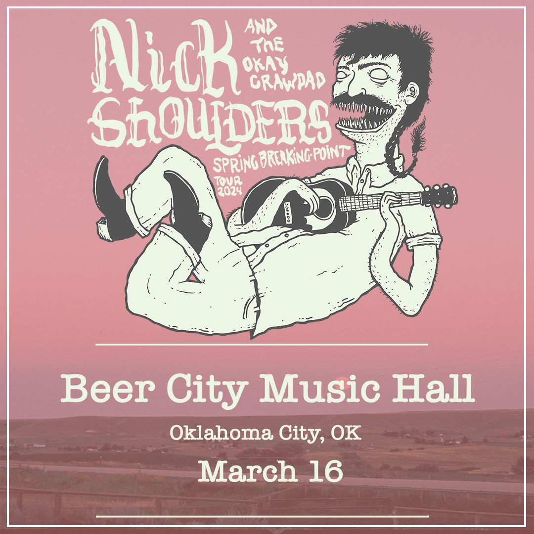 JUST ANNOUNCED! 🦡 @NeckShoulders and the Okay Crawdad returns with their vital, inimitable form of country music - March 16. 💫 Tickets go on-sale Wednesday, December 13, but keep an eye out for our pre-sale on the 12th for early access! 🎟 beercitymusichall.com