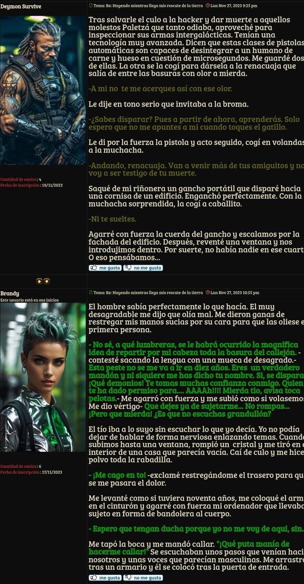 ErasForo's tweet image. Menuda hay liada con estos excelentes roleadores en Edad Espacial!!!

Animaros a rolear con nosotros. Foro ERAS DEL MUNDO

erasdelmundo.foroactivo.com/t4556-huyendo-…

#rol #forosderol #rolenforo #roledadespacial