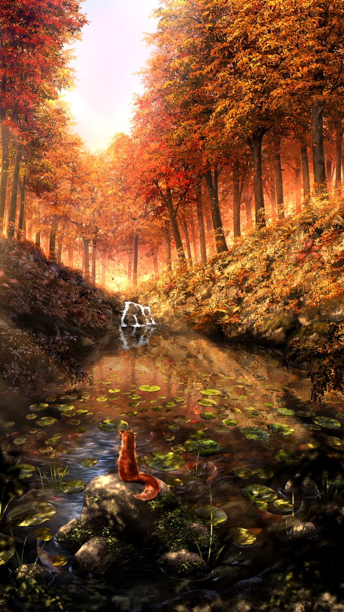 And now that everyone's gone :

Hi.

#drawing #krita #digitalpainting #Scenery #digitalart #autumn