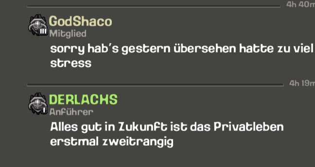 DERLACHS hat gesprochen