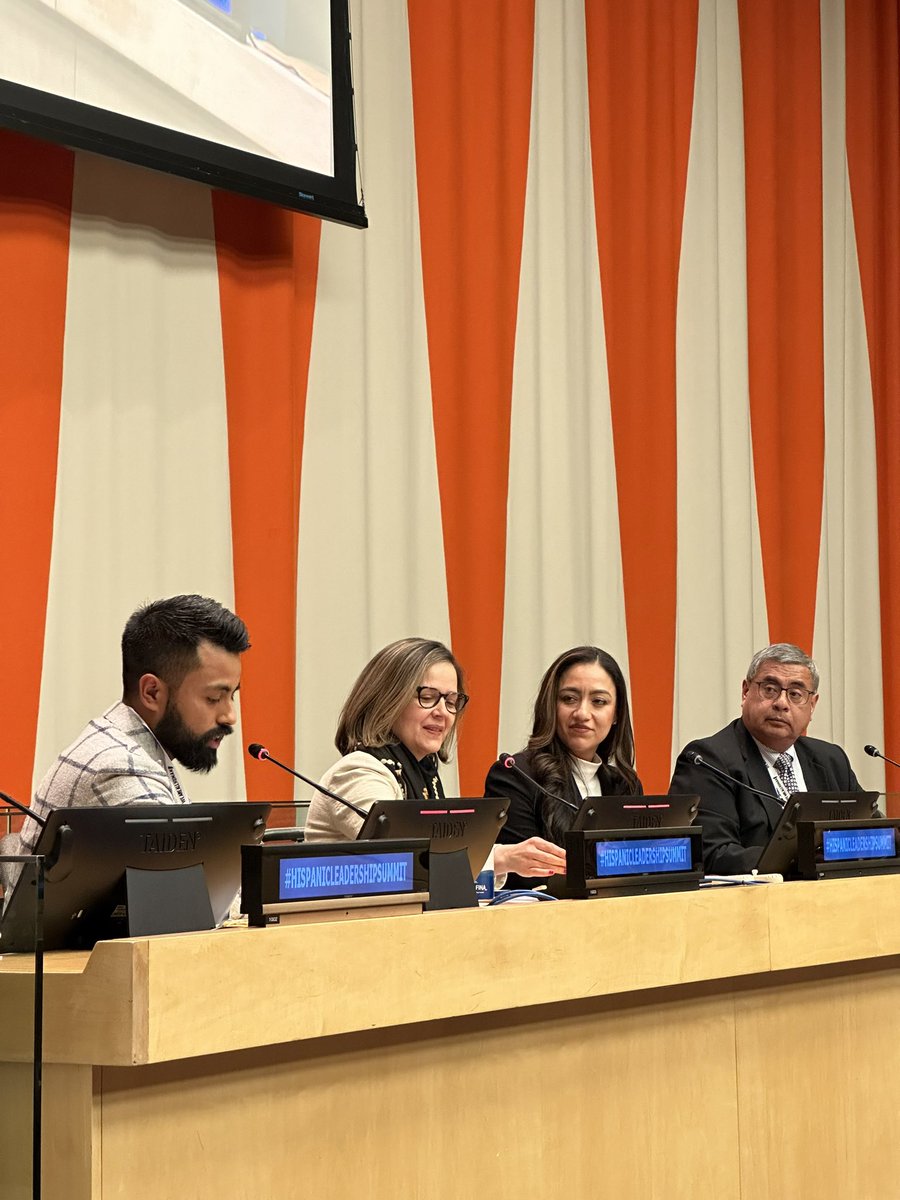 Enlightening and productive sessions this week during the #HispanicLeadershipSummit. Grateful to have been invited and attend this year at the United Nations. Now to implement these remarkable insights and continue to recognize and represent these amazing individuals.