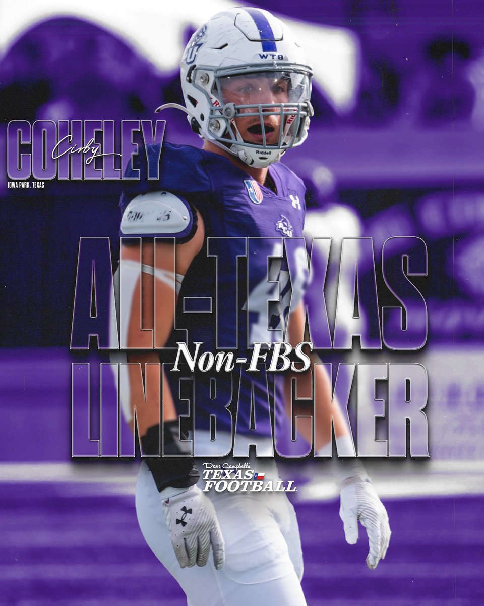 Another one for Cirby 💪

Congratulations for being named Dave Campbell Sports 𝐀𝐋𝐋-𝐓𝐄𝐗𝐀𝐒 𝐍𝐎𝐍-𝐅𝐁𝐒 𝐋𝐈𝐍𝐄𝐁𝐀𝐂𝐊𝐄𝐑 ‼️

#CDT | #GoWildcats