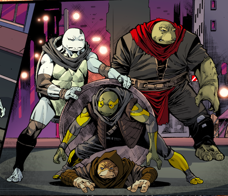 TomWaltz's tweet photo. Strike hard and fade away...
#TMNT #TheLastRonin II -- #ReEvolution #1 -- coming February 2024!
Join the Re(E)volution!!!
#Odyn #Moja #Yi #Uno
@IDWPublishing @TMNT
#ComicsAreFun https://t.co/Xcs7YAq78L