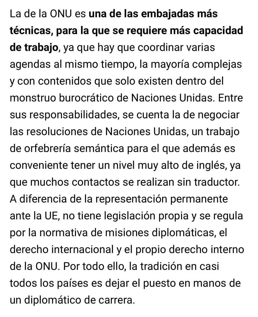 FroilLannister's tweet image. Tras nombrar a Iceta embajador ante la UNESCO, Sánchez nombra embajador ante la ONU a Héctor Gómez. 

Se trata de uno de los puestos diplomáticos más técnicos y complejos que existen. 

La experiencia diplomática de Héctor Gómez es ninguna.

El salario es superior a los 20000€…
