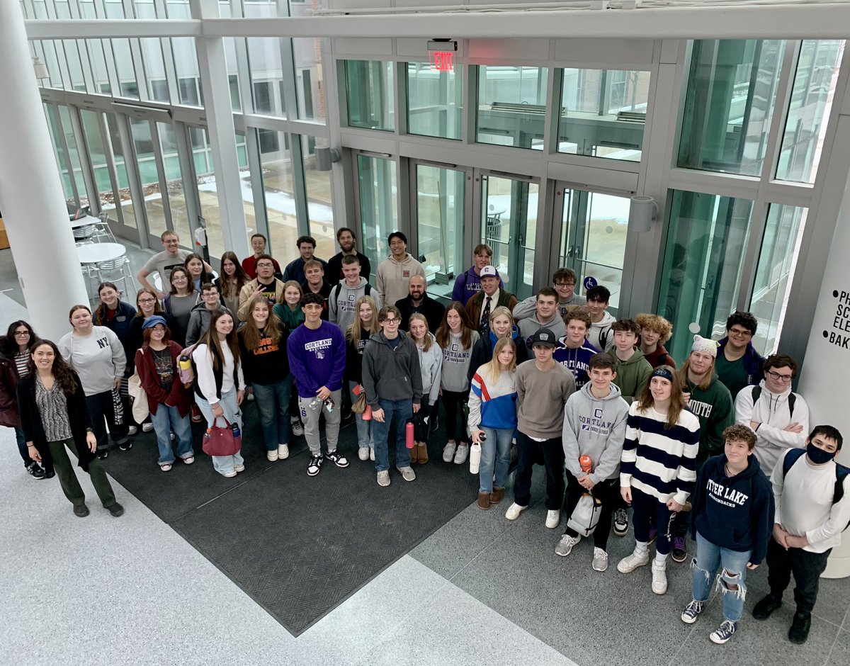 And that’s a wrap! Cosmology Day 2023 was a success! #NSFFunded

Here’s what we did with our largest group of visiting Cortland High School students yet: