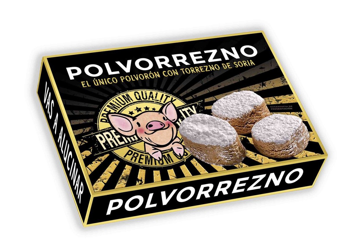 mediahpc's tweet photo. Polvorón  + Torrezno : Polvorrezno 
No es broma. En Soria han juntado un polvorón con un torrezno. Y encima está bueno. Con un par. Ideas como esta me hacen confiar en que la especie humana aún tiene esperanza.
https://t.co/wUoSno9NWm https://t.co/e0YXEoaA5J