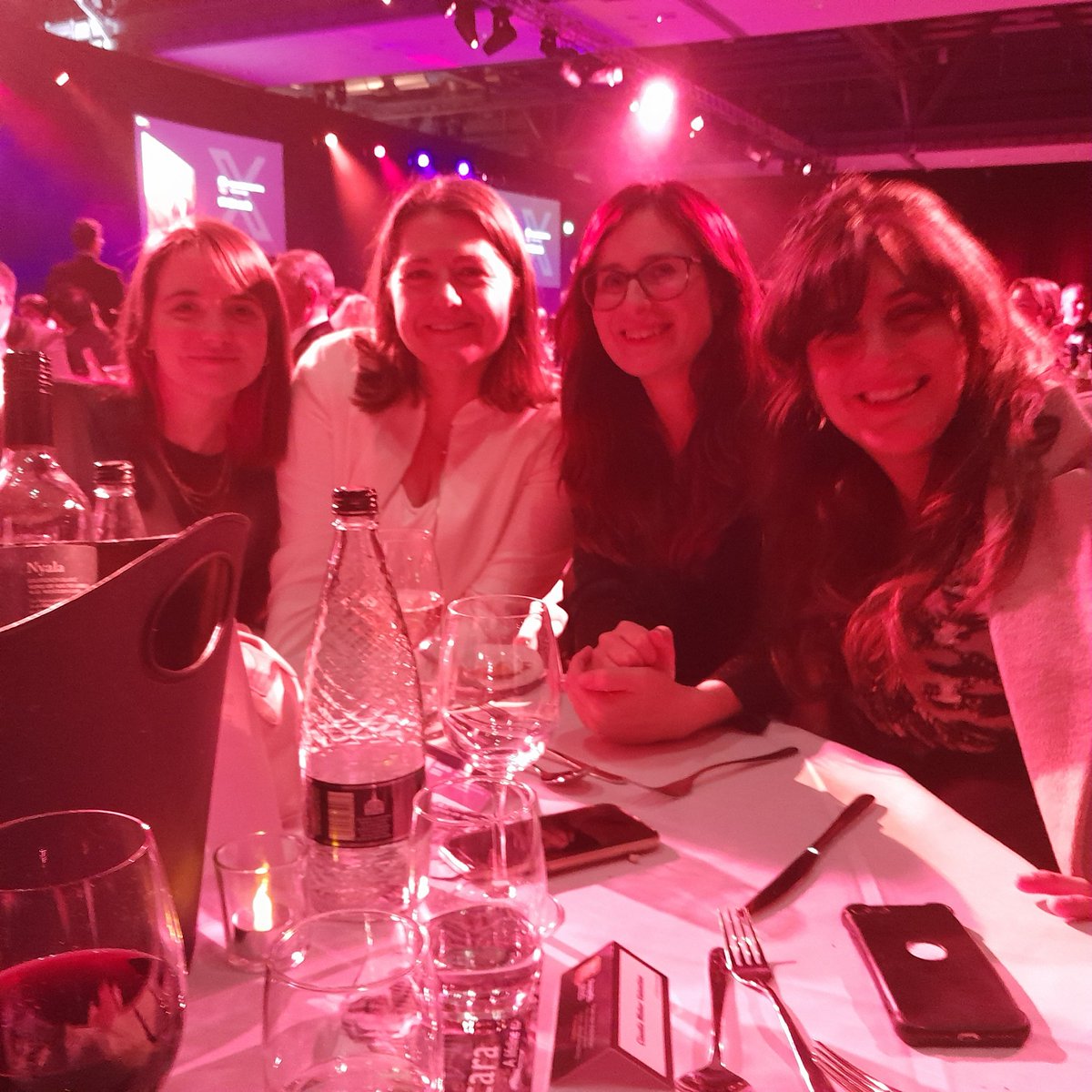 Our fabulous <a href="/Uni_of_Essex/">University of Essex</a> team up for an #theawards tonight. Fingers 🤞