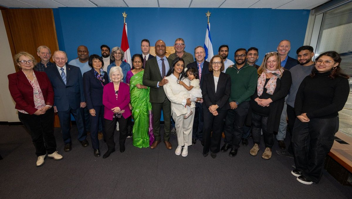 MayorOliviaChow's tweet photo. Today, Councillor @ParthiKandavel was officially sworn in. It was lovely to meet his family, friends and team. Welcome! https://t.co/fWZRd1YTjY