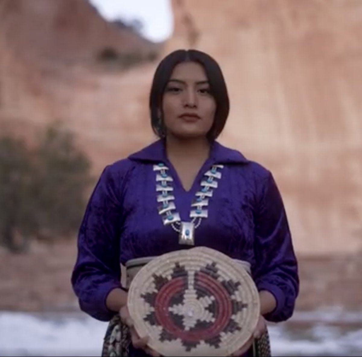 Beverly Gorman and her daughter Naiyahnikai take you through the #Navajo reservation's spiritual rituals & breathtaking landscapes, sharing the profound significance of “Hozho” - the concept of walking in beauty and the connection to their ancestral roots. youtu.be/DKxGuUrp9M8