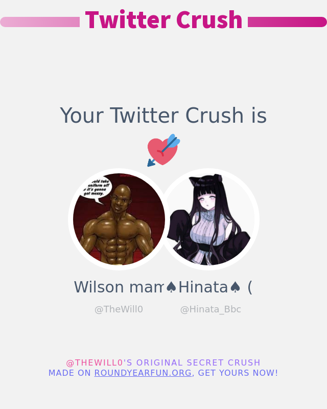 TheWill0's tweet photo. Mon Crush sur Twitter est: @Hinata_Bbc

➡️ https://t.co/pLWEQMH79U https://t.co/LFUk9WfsY1