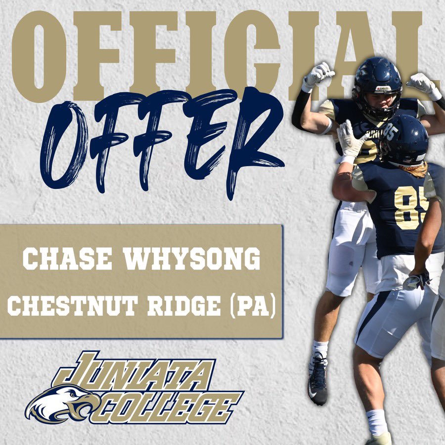 I am blessed to announce that I have received an offer to take my athletic and academic career to <a href="/JuniataFootball/">Juniata College Football</a> Thank you <a href="/GonyBoris/">Boris Gony</a>