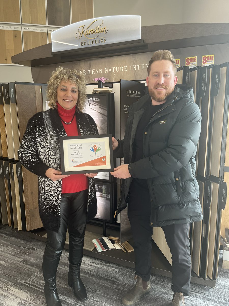 Congratulations Sacwal Flooring Centres for becoming Chatham-Kent Welcome Network's newest member! 

Learn more about the Chatham-Kent Welcome Network here: chatham-kent.ca/.../Chatham-Ke…...

#CKImmigrationMatters #CKAttractionPromotion #CKOnt