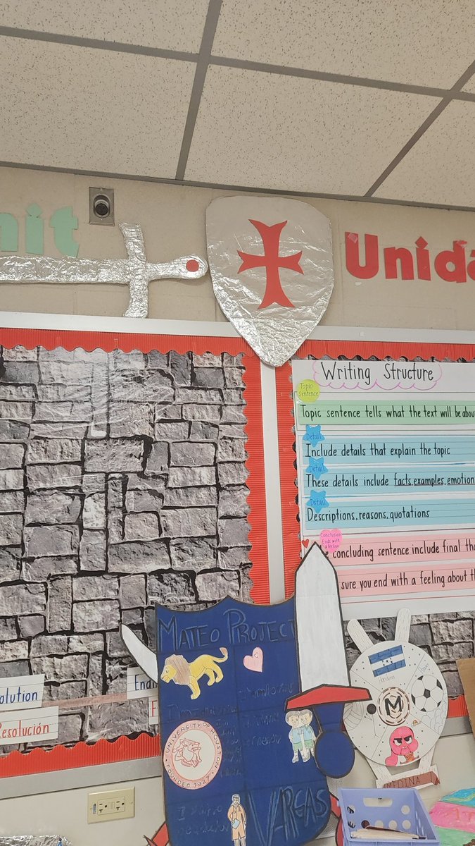 cpena2007's tweet photo. Students did an awesome job on their projects of swords and shields for Don Quixote. So proud of their work. https://t.co/lgfEPfrNpW