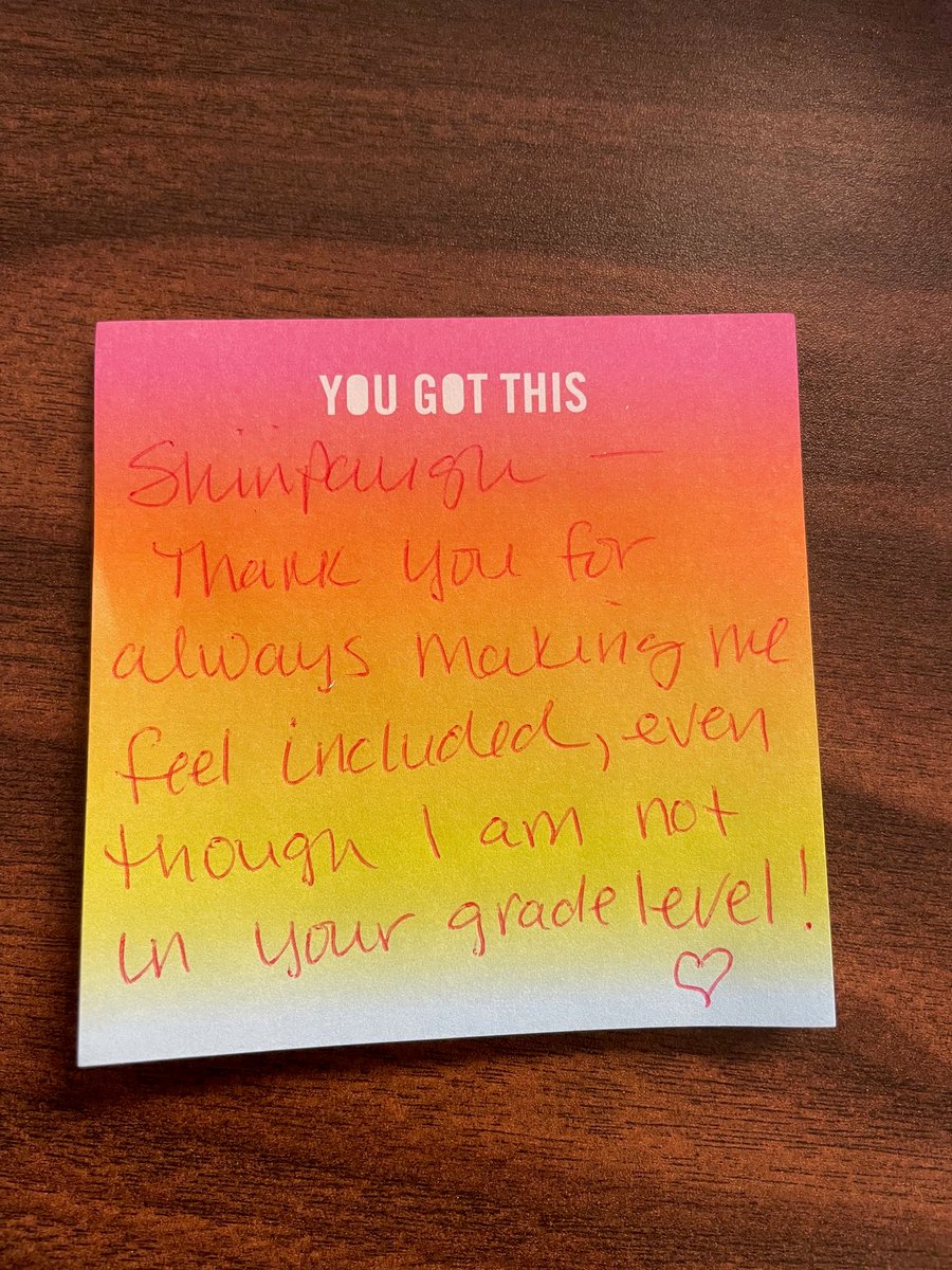 BobbySummersMS's tweet photo. Today’s #12daysofinstruction focus is less instruction and more a district initiative, #ckh.  We challenged admin and teachers to leave a positive sticky note for someone who doesn’t usually get noticed (Today is MAP testing). #capturingkidshearts #relationships https://t.co/bt6lAoNLIQ