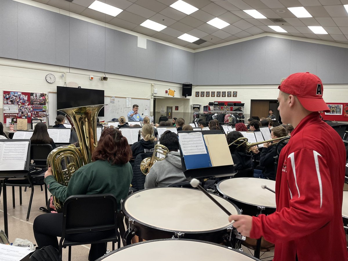 A big thank you to Dr. Greg Cunningham, Director of <a href="/OUSMTD/">OUMusicTheatreDance</a> Bands, for helping Symphonic Band get ready for Danzon No. 2. We’re excited to share our hard work at Tuesday’s concert!