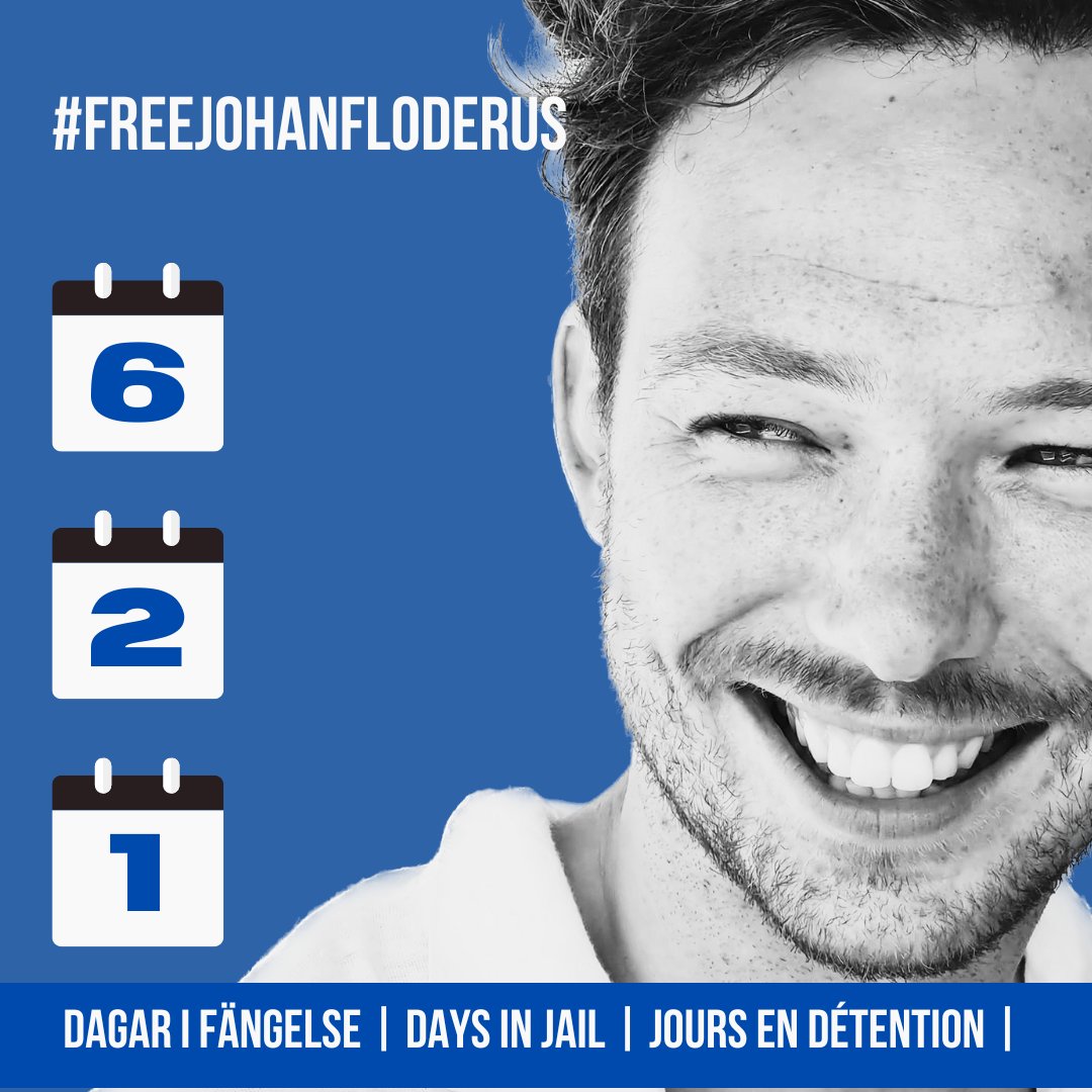 Johan has been held hostage in Iran for 621 days. It's time to bring him home. #FreeJohanFloderus Find out how you can help: linktr.ee/freejohanflode…